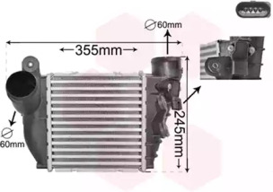 VAN WEZEL 58014200 -  Интеркулер